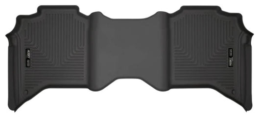 Husky Liners Weatherbeater Floor Mats | Fits 2019 - 2024 Ram 2500, Ram 3500 Crew Cab | 2nd Row, 1-pc Black - 14101