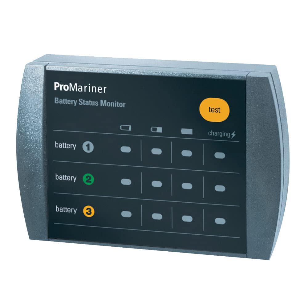 Promariner 51060 Remote Bank Status Monitor, Black, Small