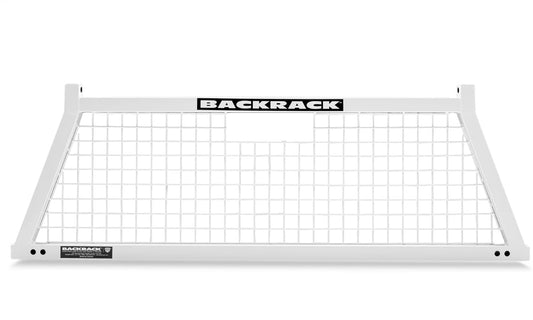 RealTruck BACKRACK Safety Rack Frame Only, White | 10800W | Fits 2017-2020 Ford F-250/F-350/F-450/F-550; 2011-2024 Dodge RAM 1500; 2019-2022 Dodge RAM 1500 Classic; 2004-2024 Nissan Titan & Others