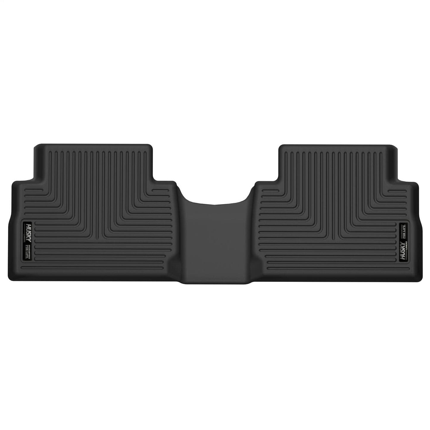 Husky Liners X-act Contour Floor Mats | Fits 2021 - 2023 Hyundai Santa Fe | 2nd Row, 1-pc Black - 53891