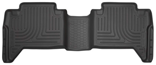 Husky Liners Weatherbeater Floor Mats | Fits 2016 - 2023 Toyota Tacoma Double Cab | 2nd Row, 1-pc Black - 14951