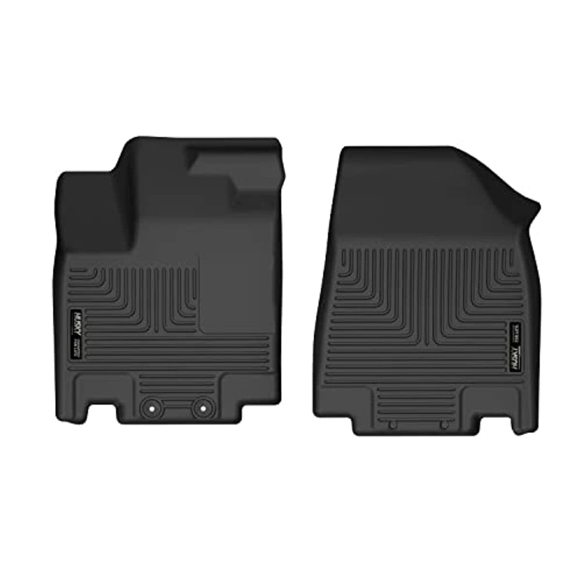 Husky Liners X-act Contour Floor Mats | Fits 2022 - 2024 Nissan Pathfinder & Infinity QX60 | Front Row, 2-pc Black - 51341