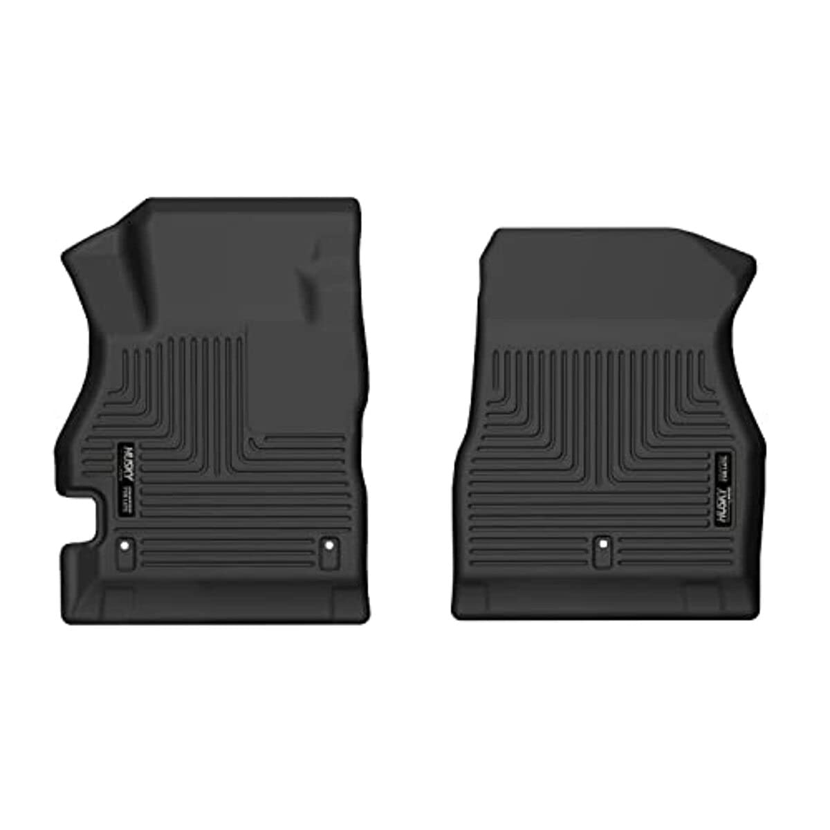 Husky Liners X-act Contour Floor Mats | Fits 2020 - 2024 Nissan Versa | Front Row, 2-pc Black - 54941