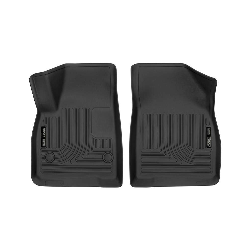 Husky Liners X-act Contour Floor Mats | Fits 2017 - 2024 Cadillac XT5 & GMC Acadia; 2019 - 2024 Chevrolet Blazer | Front Row, 2-pc Black - 52251