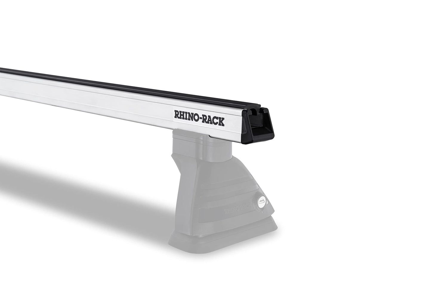 Rhino-Rack Heavy Duty Bar 59" (150cm) Lightweight Extruded Structural Grade Aluminum for Outstanding Carrying Capacity, Durability & Longevity, One Bar, Silver (RB1500S)