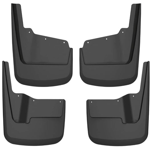 Husky Liners — Front & Rear Mud Guards | Fits 2020 - 2024 GMC Sierra 2500, 3500 HD (Excludes Dually) - Black, 4 Pc | 58296