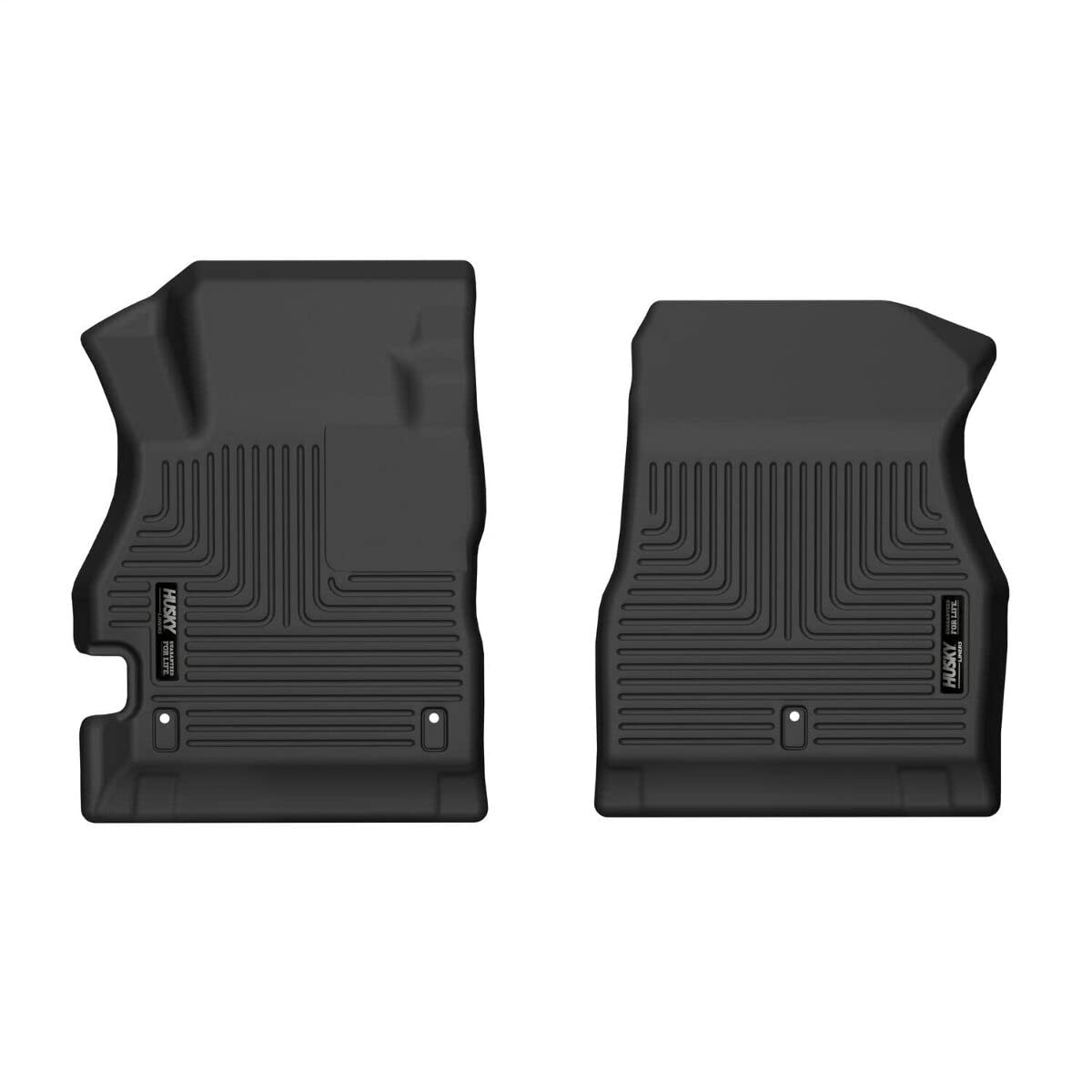 Husky Liners X-act Contour Floor Mats | Fits 2020 - 2024 Nissan Versa | Front Row, 2-pc Black - 54941