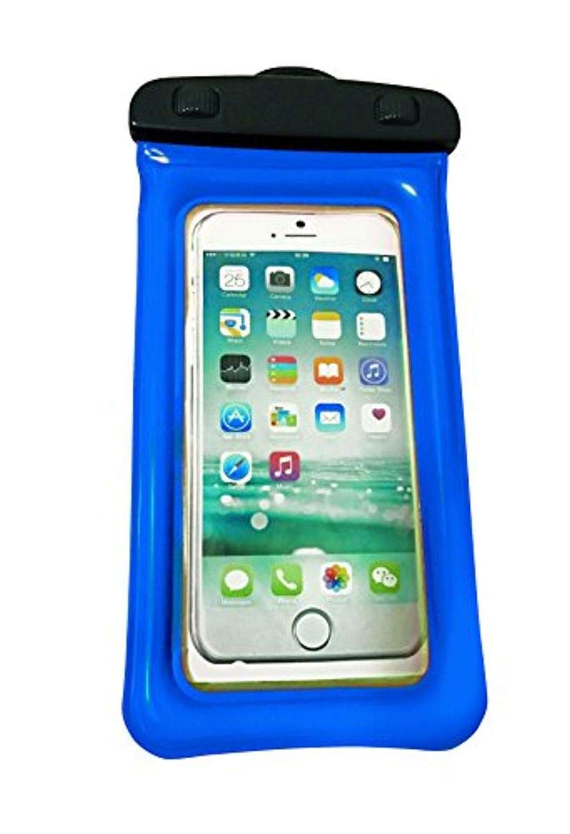 WOW Sports Waterproof Phone Pouch with Floatation – 5X8 Inch Snowproof, Dustproof, Sandproof, and Waterproof Cell Phone Case