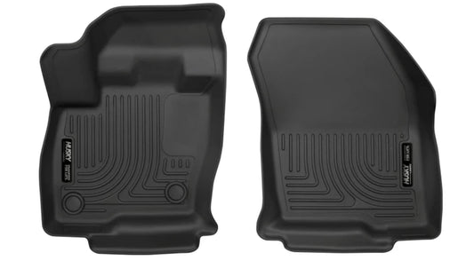 Husky Liners X-act Contour Floor Mats | Fits 2015 - 2024 Ford Edge, 2016 - 2018 Lincoln MKX, 2019 - 2023 Lincoln Nautilus | Front Row, 2-pc Black - 52171