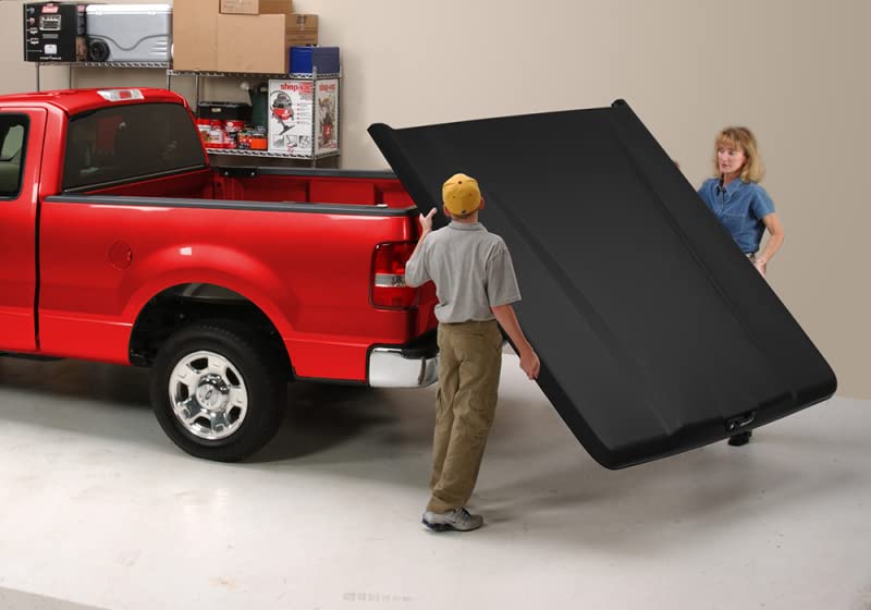 UnderCover Elite One-Piece Truck Bed Tonneau Cover | UC5098 | Fits 2022 Nissan Frontier (with or Without Utili-Track System) 5' 0" Bed (59.5")