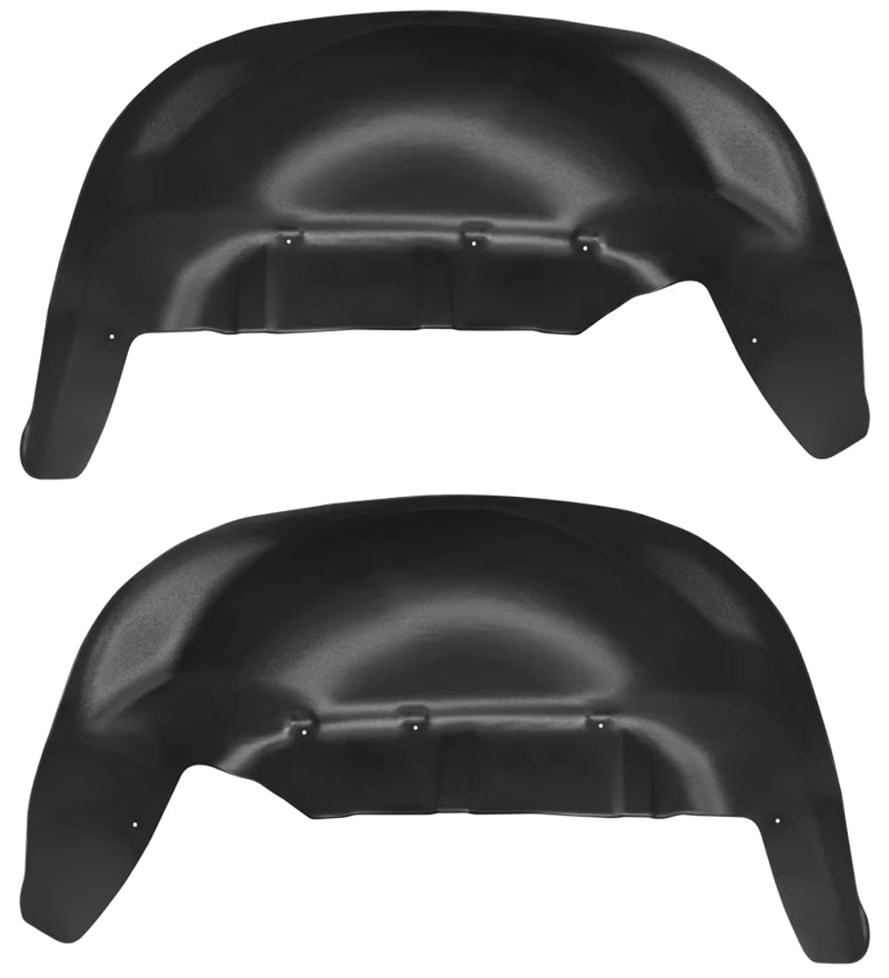 Husky Liners — Rear Wheel Well Guards | Fits 2019 - 2024 Chevrolet Silverado 1500 (Excludes ZR2, LT & Custom Trail Boss), 2 pc. | 79061, Black