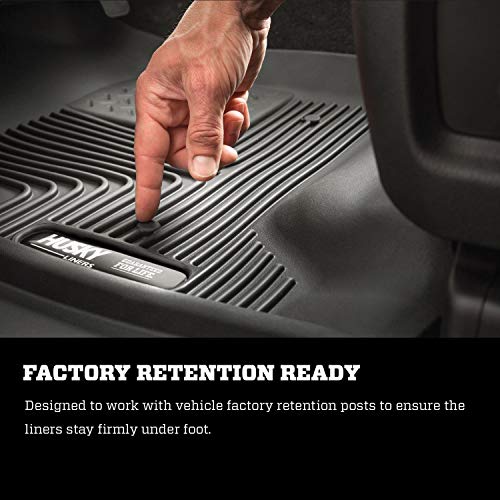 Husky Liners X-act Contour Floor Mats | Fits 2020 - 2024 Kia Soul | 2nd Row, 1-pc Black - 55821