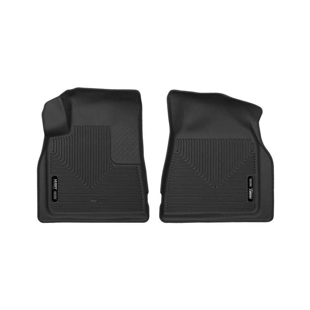 Husky Liners X-act Contour Floor Mats | Fits 2017 - 2024 Cadillac XT5 & GMC Acadia; 2019 - 2024 Chevrolet Blazer | Front Row, 2-pc Black - 52251