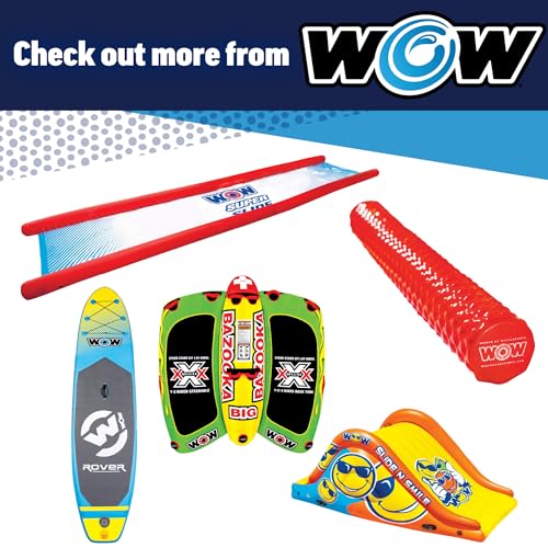 WOW Sports - Water Pickle Inflatable Pool Noodle - Perfect For Pools, Swimming, & Floating - Floatation Device for Adults & Children - Pool Accessory