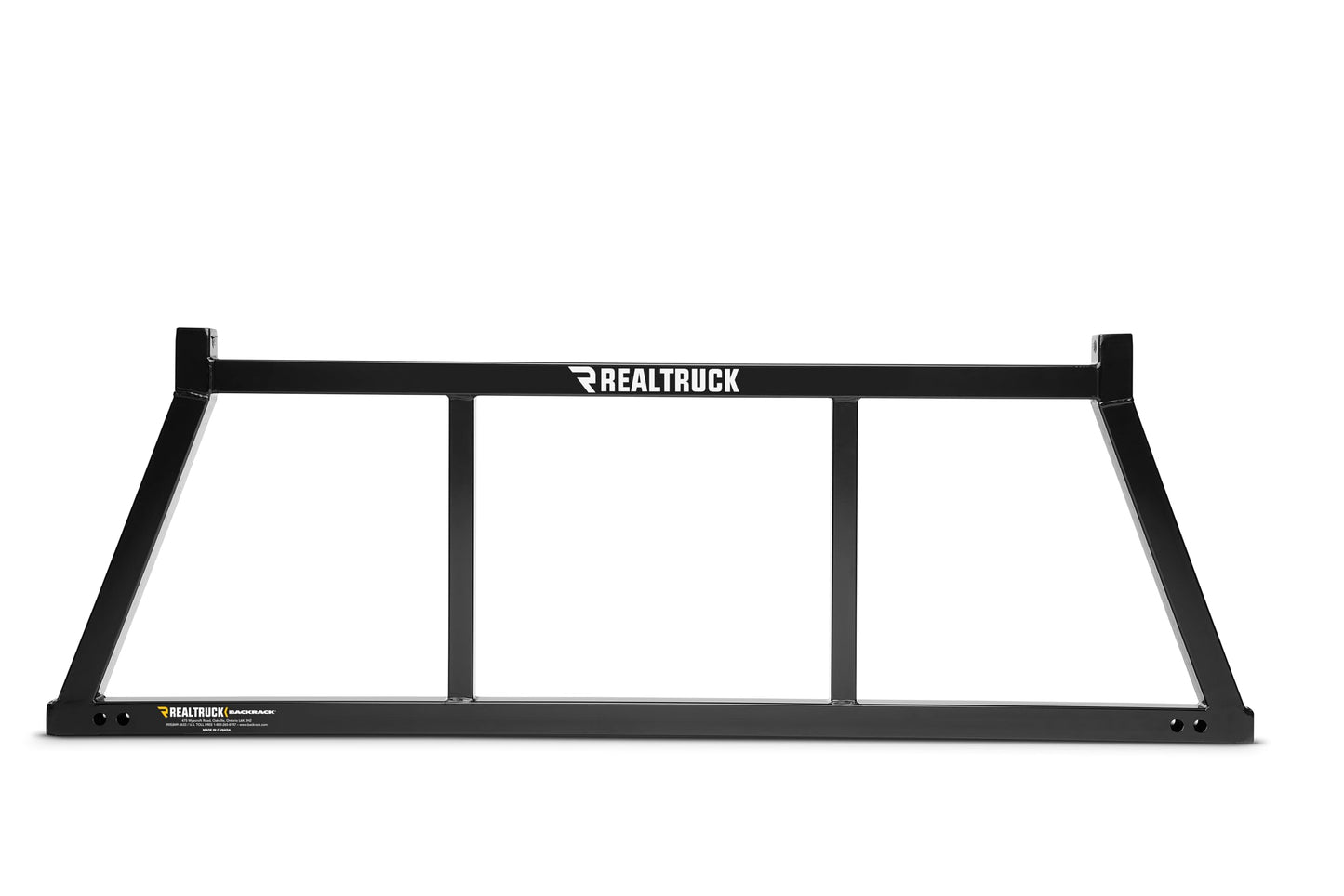 RealTruck BACKRACK Open Rack Frame Only | Black, No Drill | 14700 | Fits 1999-2024 Ford F-250/F-350/F-450