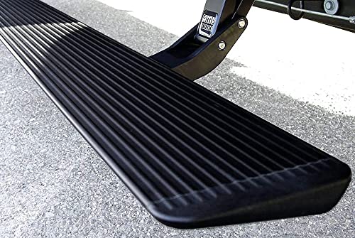 RealTruck AMP Research PowerStep | Fits 2004 - 2008 Ford F-150; 2006 - 2008 Lincoln Mark LT | 75105-01A | Ergonomic, Rust-Proof Aluminum, True Flush Mount