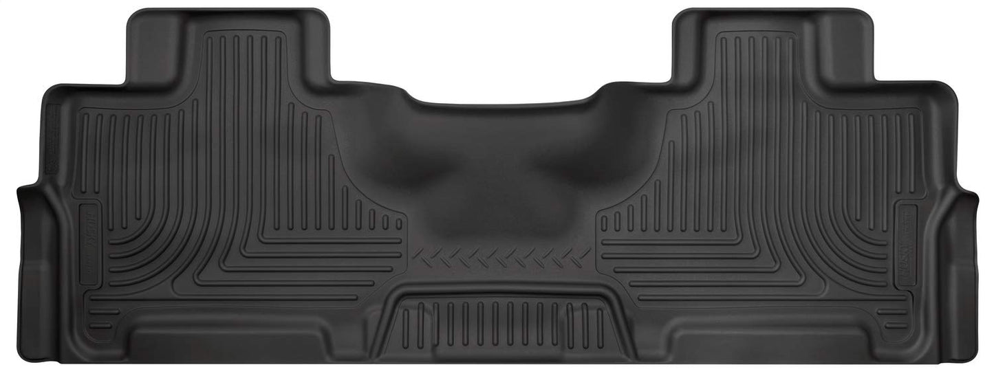 Husky Liners Weatherbeater Floor Mats | Fits 2007 - 2017 Ford Expedition; Lincoln Navigator | 2nd Row, 1-pc Black - 14361