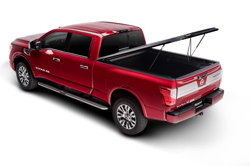 UnderCover SE One-Piece Truck Bed Tonneau Cover | UC5086 | Fits 2016 - 2022 Nissan Titan 6' 7" Bed (78.7")