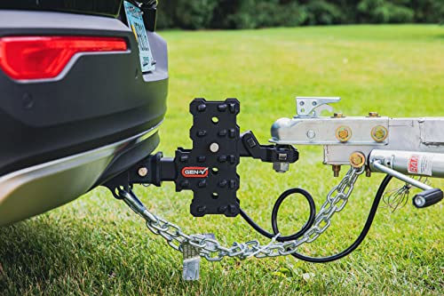 GEN-Y GH-13003X Phantom-X 3 Position Adjustable 4.5" Drop Hitch for 2" Receiver - 7,000 LB Towing Capacity - 700 LB Tongue Weight