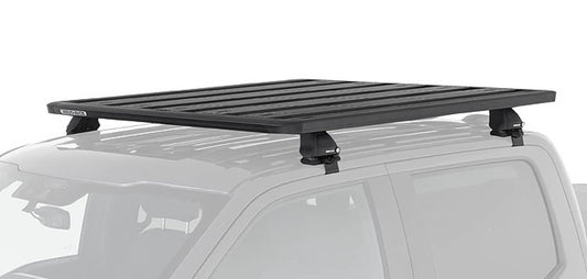 Rhino-Rack Pioneer Roof Rack Kit Compatible with 2019-2022 RAM 1500 Crew Cab & Quad Cab, Clamp-On, High Strength Alumimum, Includes Pioneer Platform, Legs, Fit Kit, Black (ROLR1)