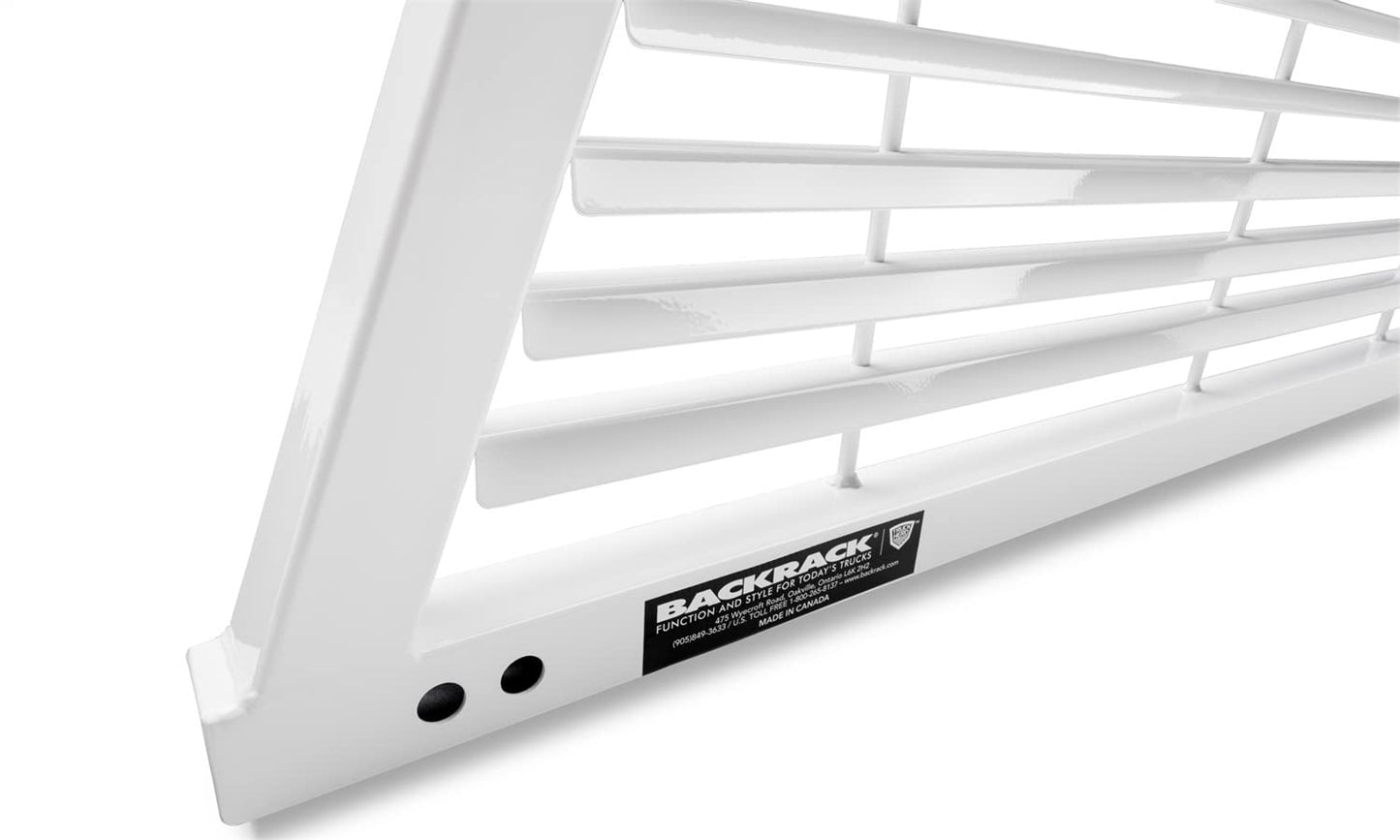 RealTruck BACKRACK Safety Rack Frame Only, White | 12900W | Fits 2019-2024 Chevrolet/GMC Silverado/Sierra 1500; 2008-2019 & 2022-2024 Toyota Tundra; 2009-2024 Ford F-150 & Others