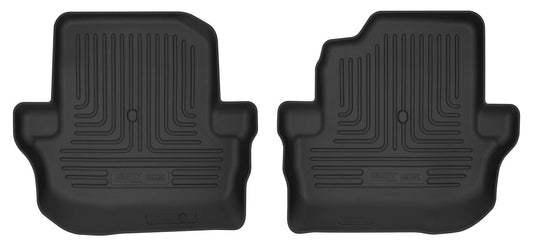 Husky Liners - X-act Contour Floor Mats | Fits 2018 - 2024 Jeep Wrangler JL, 2 Door | 2nd Row, 1 pc. | Black - 54641