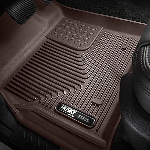 Husky Liners X-act Contour Floor Mats | Fits 2015 - 2023 Jeep Cherokee | 2nd Row, 1-pc Black - 55421