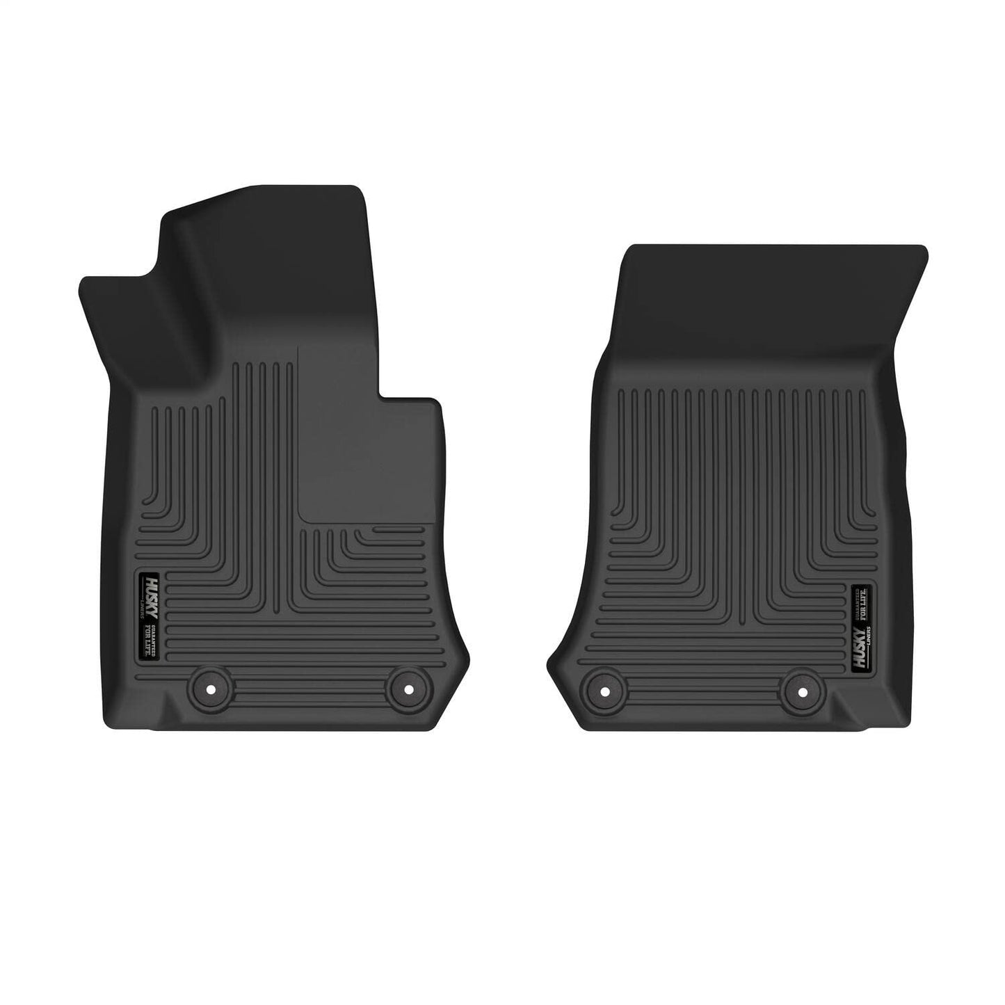 Husky Liners X-act Contour Floor Mats | Fits 2017 - 2022 Mercedes-Benz GLC300 | Front Row, 2-pc Black - 51401