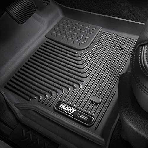 Husky Liners X-act Contour Floor Mats | Fits 2015 - 2023 Jeep Cherokee | 2nd Row, 1-pc Black - 55421