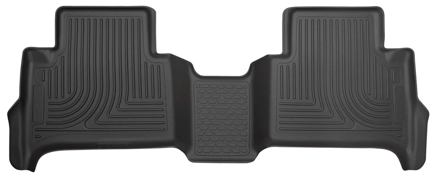 Husky Liners Weatherbeater Floor Mats | Fits 2015 - 2022 Chevrolet Colorado & GMC Canyon, Crew Cab | 2nd Row, 1-pc Black - 19111