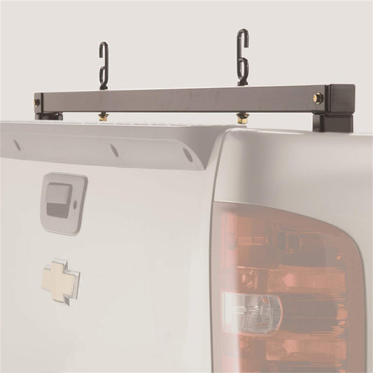 RealTruck BACKRACK Truck Bed Rear Bar | Black, No Drill | 11523 | Fits 2015-2022 Ford F-150; 2017-2022 Ford F-250/F-350/F-450/F-550