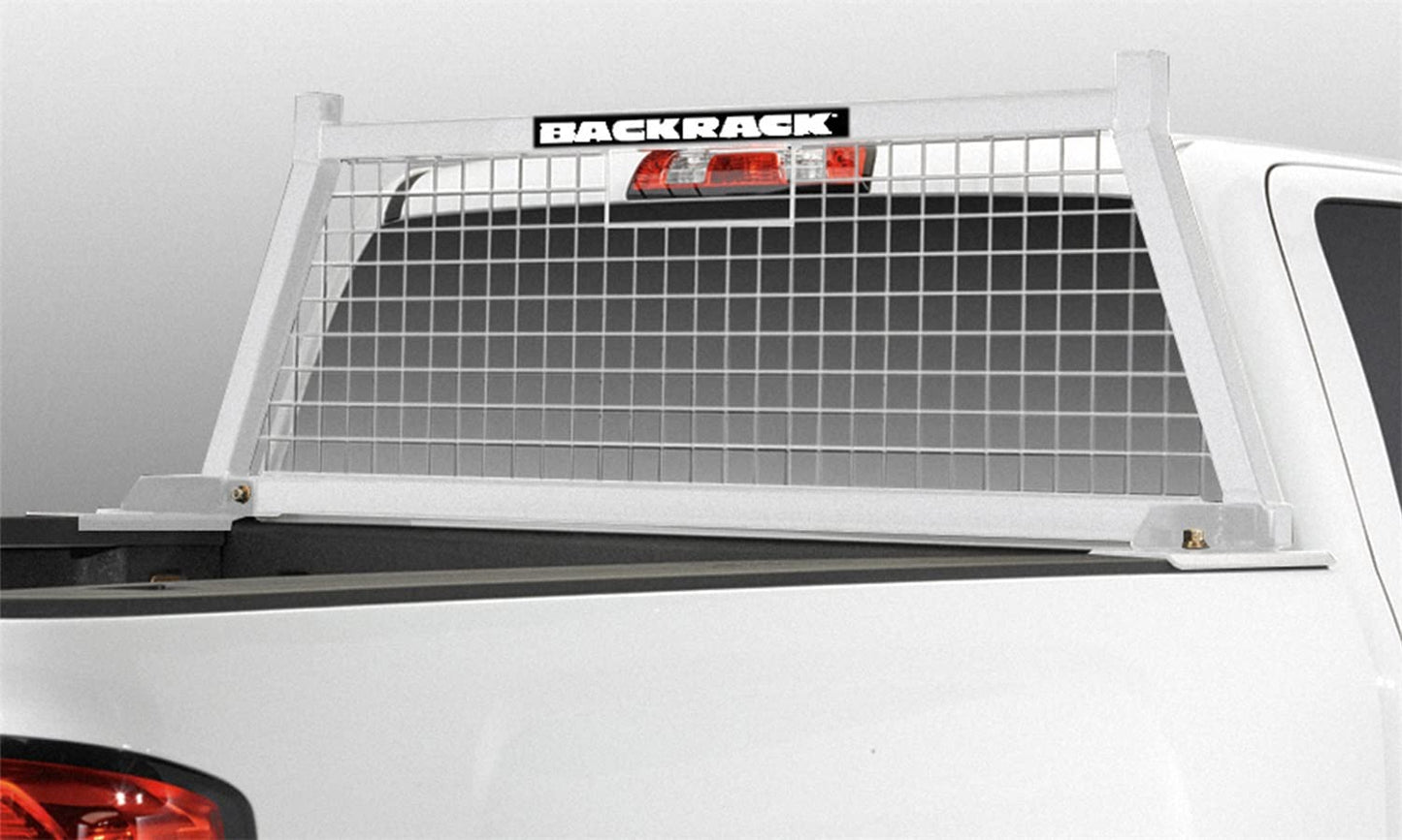 RealTruck BACKRACK Safety Rack Frame Only, White | 10800W | Fits 2017-2020 Ford F-250/F-350/F-450/F-550; 2011-2024 Dodge RAM 1500; 2019-2022 Dodge RAM 1500 Classic; 2004-2024 Nissan Titan & Others