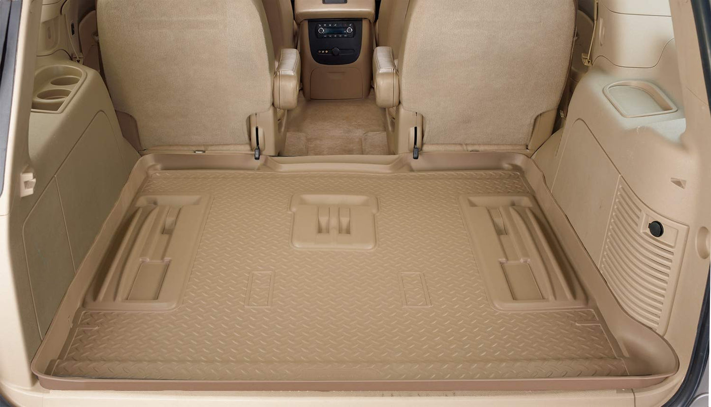 Husky Liners Classic Style Series | 2000 - 2005 Ford Excursion | Cargo Liner Behind2nd Seat, Tan | 23803