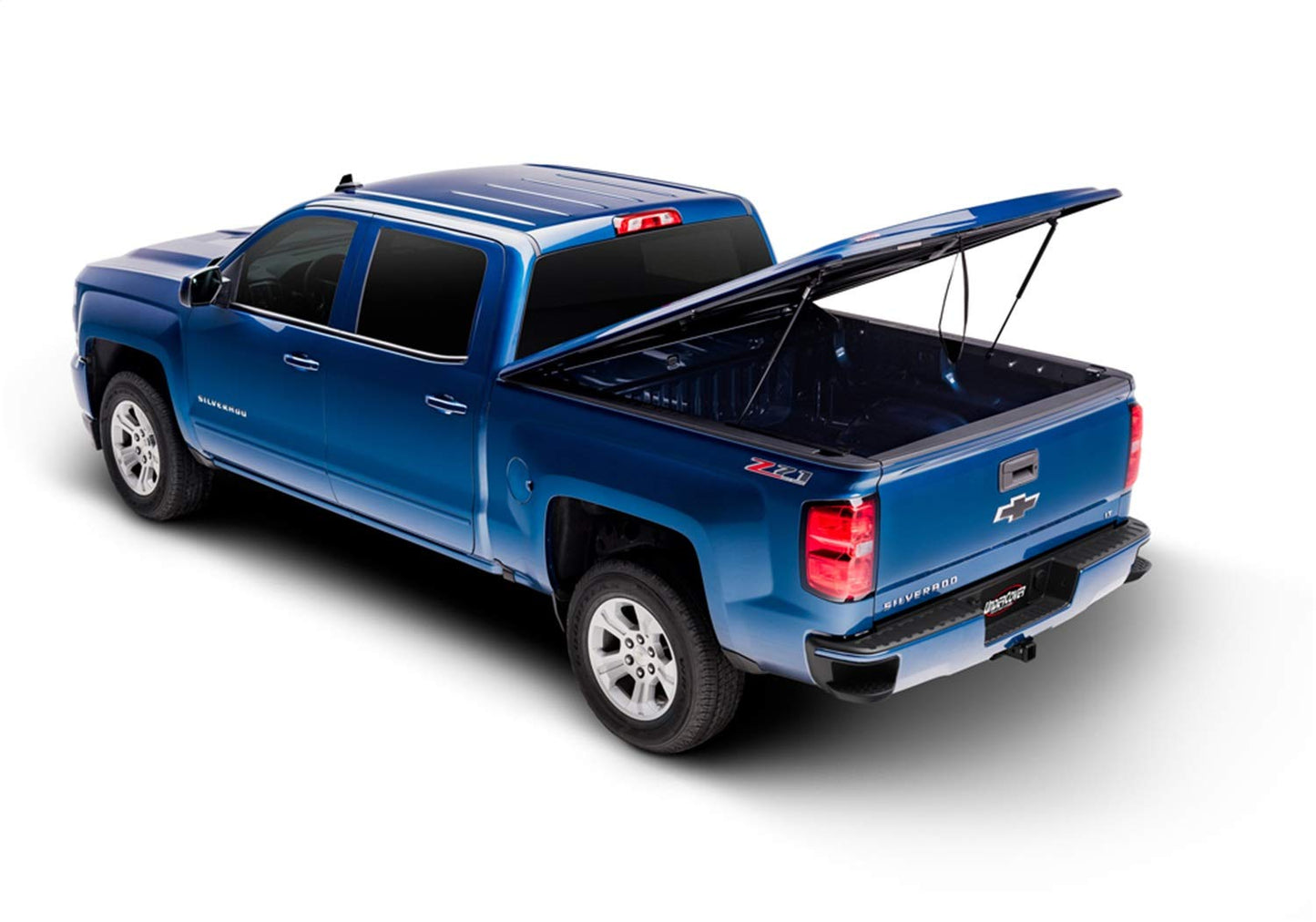 RealTruck UnderCover Lux One-Piece Truck Bed Tonneau Cover | UC2156L-UM | Fits 2015 - 2020 Ford F-150 Ext/Crew Cab (UM- Agate Black) 5' 7" Bed (67.1")