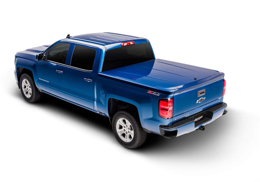 RealTruck UnderCover Lux One-Piece Truck Bed Tonneau Cover | UC2156L-UM | Fits 2015 - 2020 Ford F-150 Ext/Crew Cab (UM- Agate Black) 5' 7" Bed (67.1")