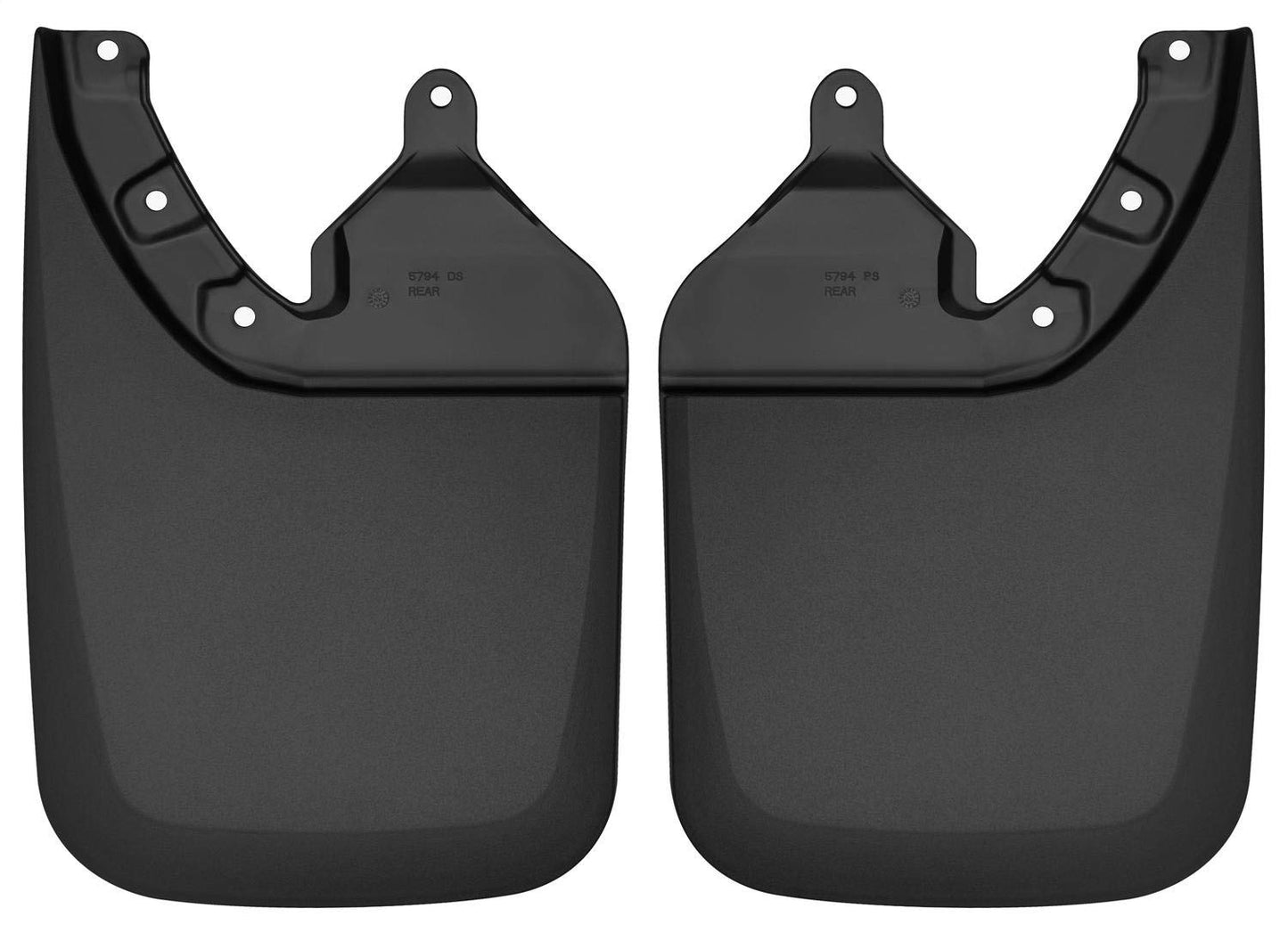 Husky Liners - Rear Mud Guards | 2016 - 2023 Toyota Tacoma w/ OE Fender Flares - Black, 2 Pc. | 57941