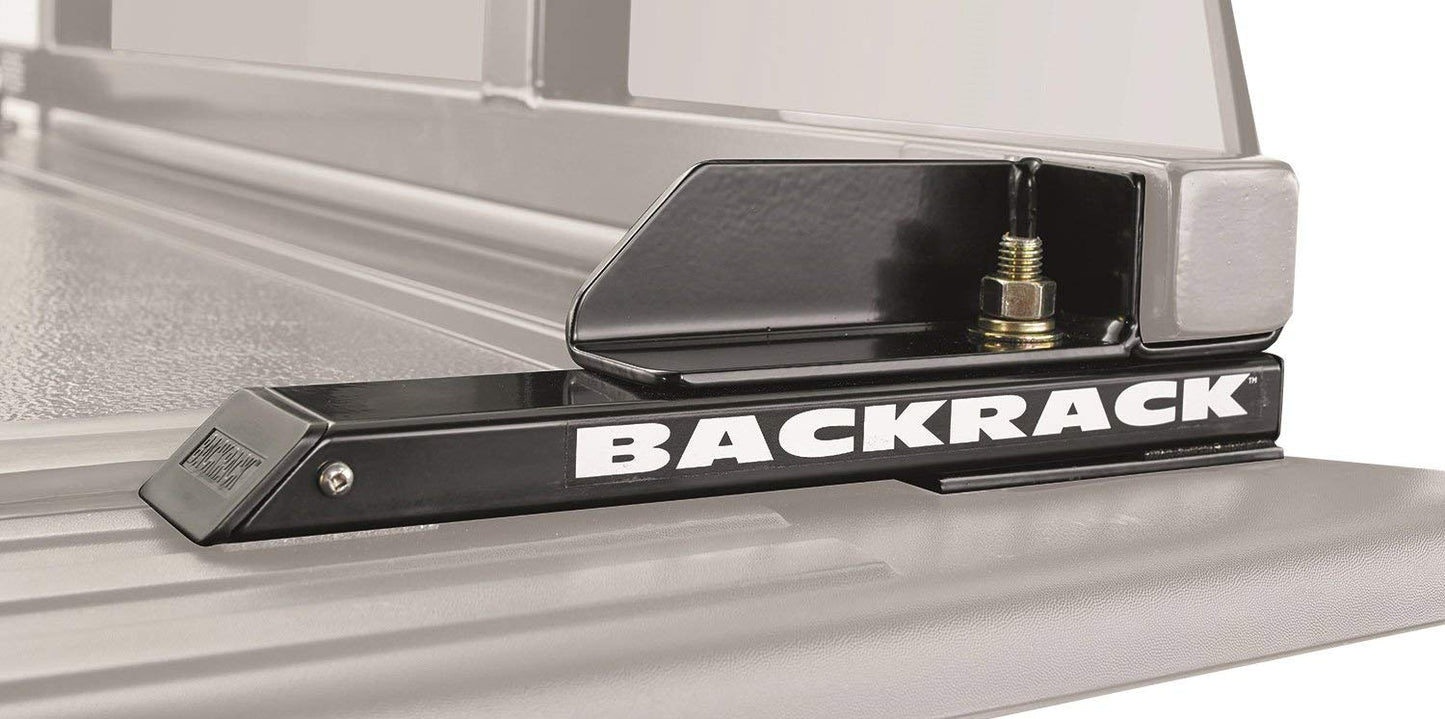 RealTruck BACKRACK Hardware Kit for use w/Low-Profile Tonneau, Black, No Drill | 40201 | Fits 1999-2016 Ford F-250/F-350