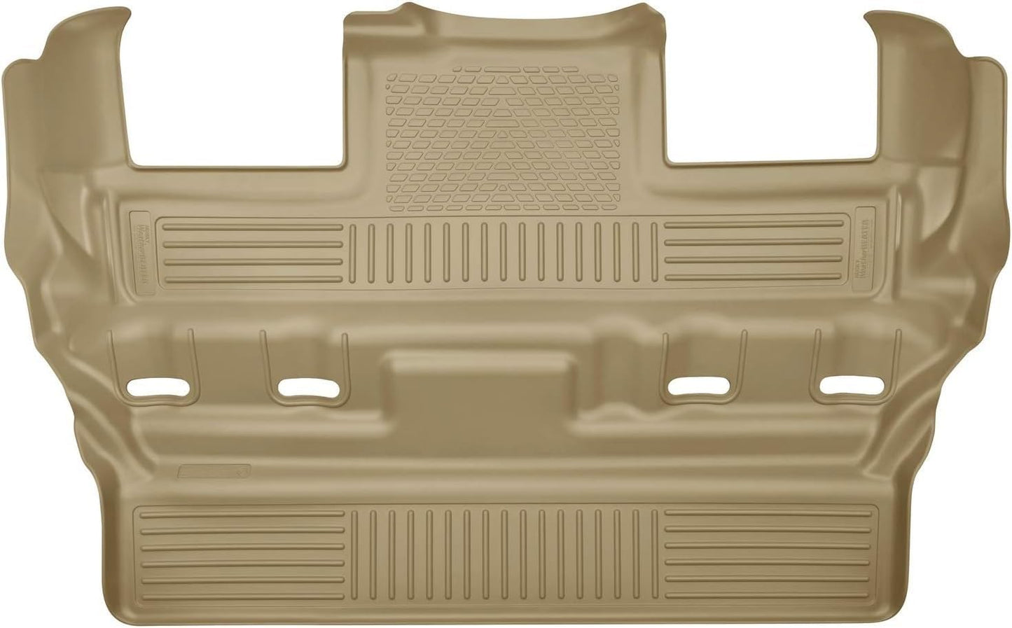 Husky Liners Weatherbeater Floor Mats | Fits 2015 - 2020 Cadillac Escalade; Chevrolet Tahoe; GMC Yukon w/2nd Row Bucket Seat | 3rd Row, 1-pc Tan - 19303