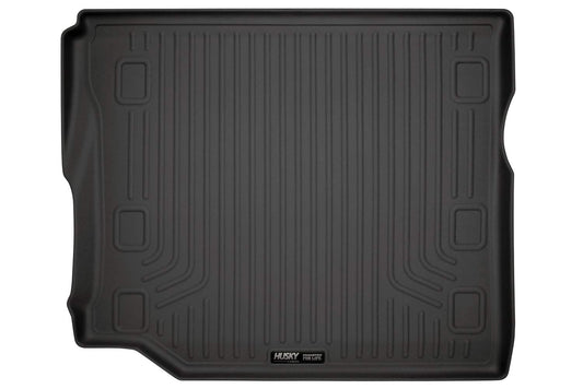 Husky Liners Weatherbeater Cargo Liner | Fits 2018 - 2024 Jeep Wrangler JK/JL 4-Door with Leather Seats & Subwoofer (Excludes 4XE Hybrid) | Cargo, 1-pc Black - 20741