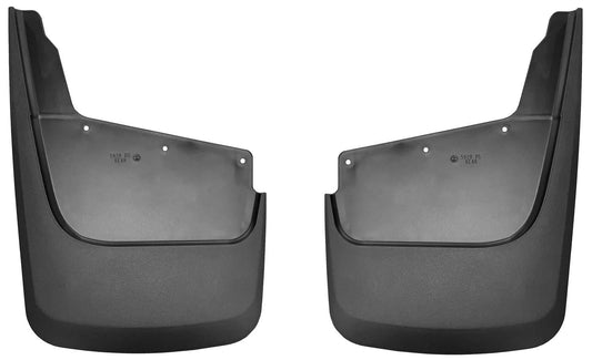 Husky Liners — Rear Mud Guards | Fits 2020 - 2024 Chevrolet Silverado 2500/3500 HD w/ Single Rear Wheels - Black, 2 Pc. | 59281