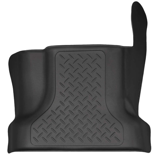 Husky Liners Weatherbeater Floor Mats | Fits 2015 - 2024 Ford F-150; 2017 - 2024 F-250/F-350/F-450 SuperCrew/SuperCab | Center Hump, 1-pc Black - 83361