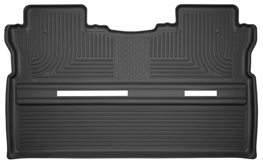 Husky Liners Weatherbeater Floor Mats | Fits 2017 - 2024 Honda Ridgeline | 2nd Row, 1-pc Black - 19431