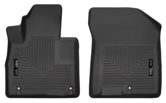 Husky Liners Weatherbeater Floor Mats | Fits 2019 - 2020 Hyundai Santa Fe | Front Row, 2-pc Black - 13871