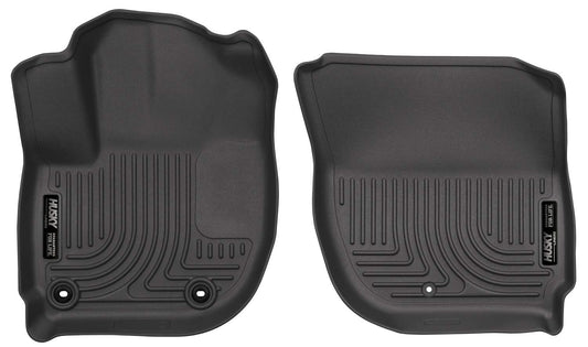 Husky Liners Weatherbeater Floor Mats | Fits 2016 - 2022 Honda HR-V; 2015 - 2020 Honda Fit | Front Row, 2-pc Black - 18491