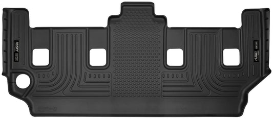 Husky Liners X-act Contour Floor Mats | Fits 2008 - 2016 Chrysler Town & Country, 2008 - 2020 Dodge Grand Caravan | 3rd Row, 1-pc Black - 55321