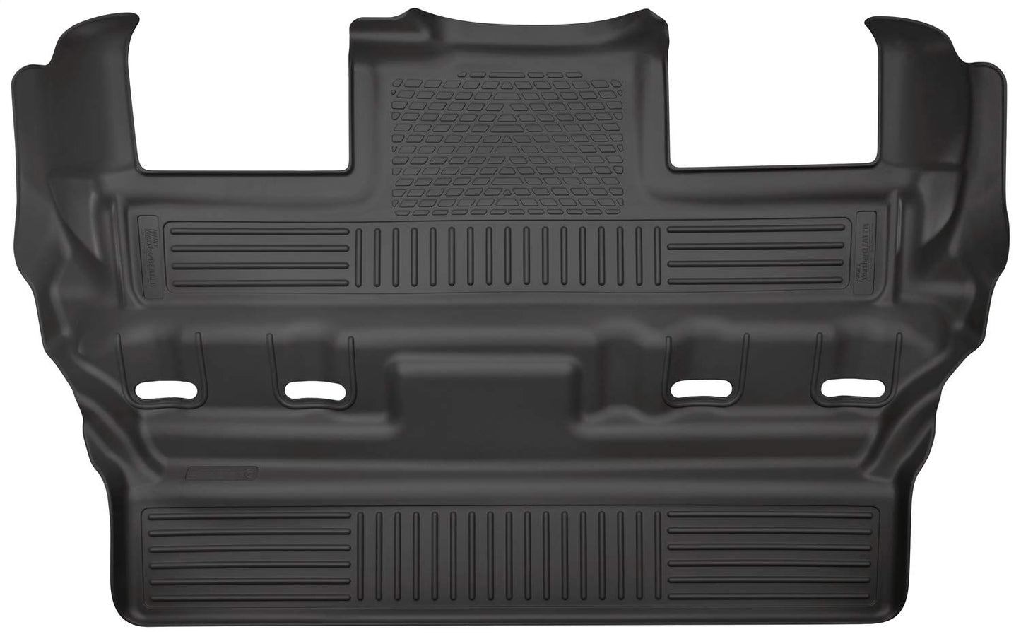 Husky Liners Weatherbeater Floor Mats | Fits 2015 - 2020 Cadillac Escalade; Chevrolet Tahoe; GMC Yukon w/2nd Row Bucket Seat | 3rd Row, 1-pc Black - 19301