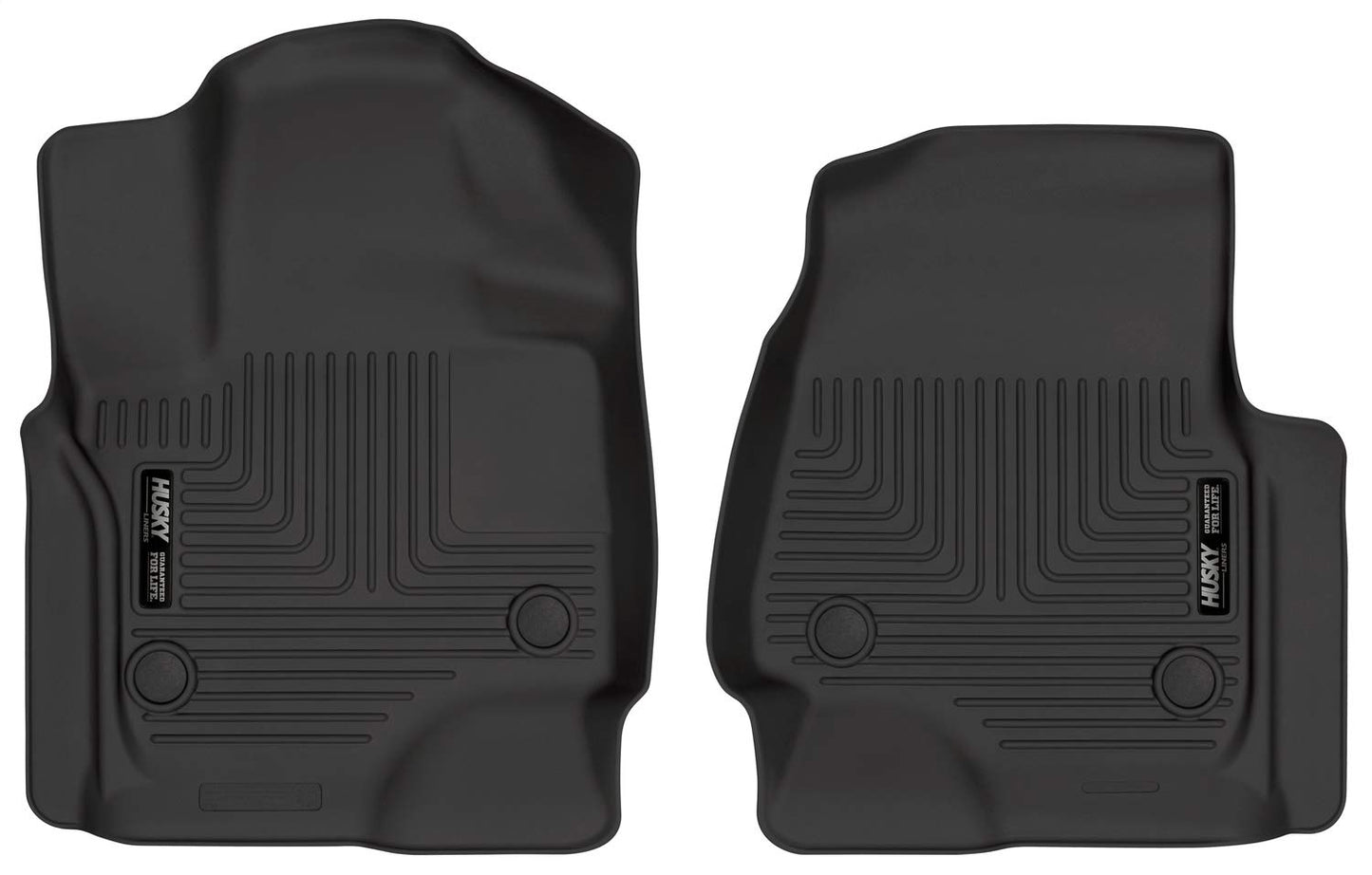 Husky Liners Weatherbeater Floor Mats | Fits 2018 - 2024 Ford Expedition, 2018 - 2024 Lincoln Navigator | Front Row, 2-pc Black - 13341