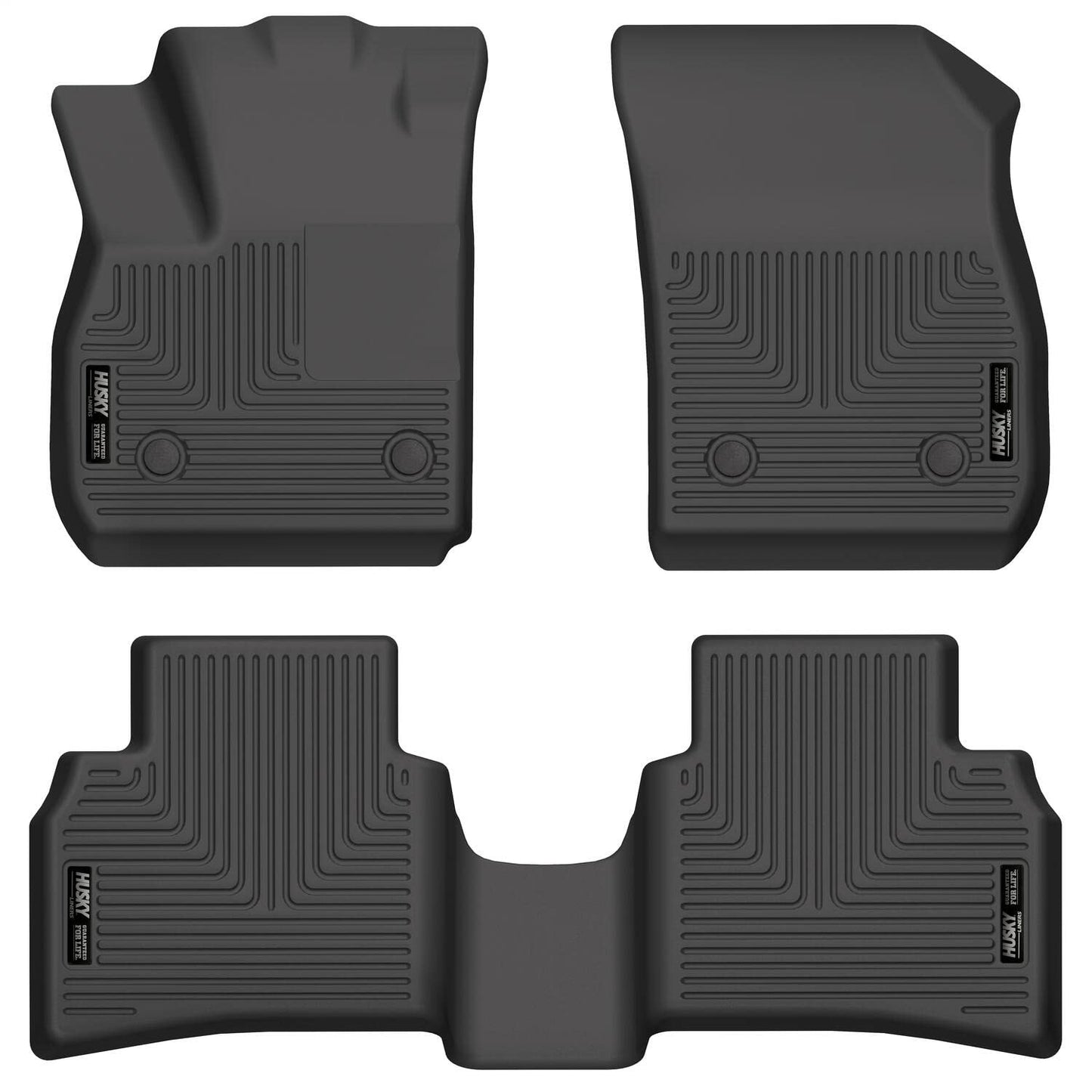 Husky Liners Weatherbeater Floor Mats | Fits 2021 - 2024 Buick Envision | Front & 2nd Row, 3-pc Black - 95201