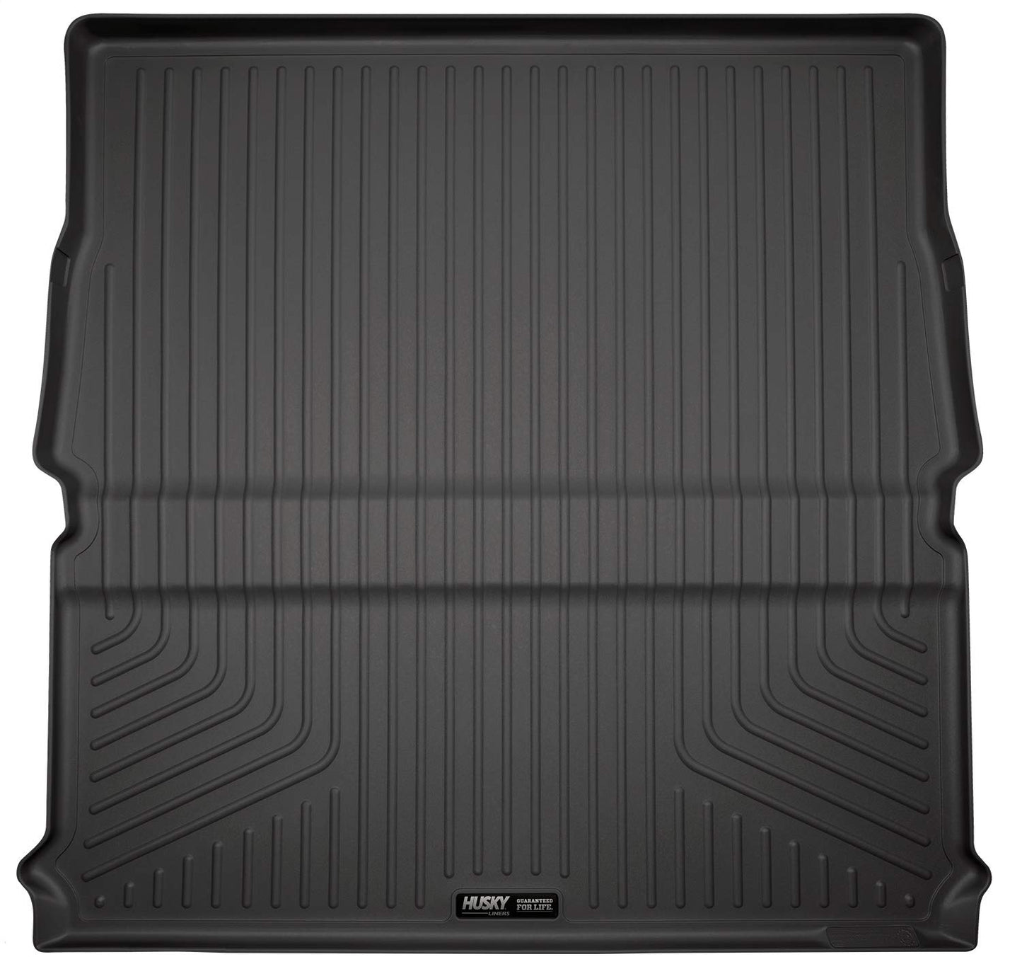 Husky Liners Weatherbeater Cargo Liner | Fits 2016 - 2022 Honda Pilot (Fits to Back of 2nd Row Over Folded Flat 3rd Row) | Cargo, 1-pc Black - 24391