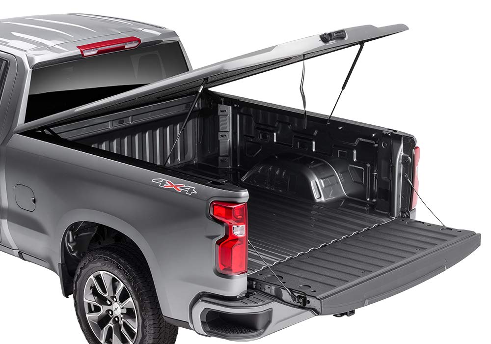 RealTruck UnderCover Elite LX One-Piece Truck Bed Tonneau Cover | UC1138L-41 | Fits 2014 - 2018, 2019 Limited GMC Sierra 1500 41(GBA)(WA8555) - Black 5' 9" Bed (69.3")